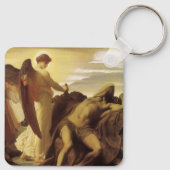 Elijah in Wilderness by Lord Frederic Leighton キーホルダー (裏面)