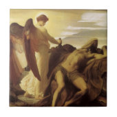 Elijah in Wilderness by Lord Frederic Leighton タイル (正面)