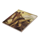 Elijah in Wilderness by Lord Frederic Leighton タイル (側面)