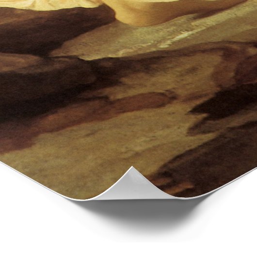 Elijah in Wilderness by Lord Frederic Leighton ポスター (角)