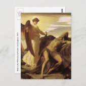 Elijah in Wilderness by Lord Frederic Leighton ポストカード (正面/裏面)