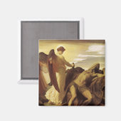 Elijah in Wilderness by Lord Frederic Leighton マグネット (正面/裏面)