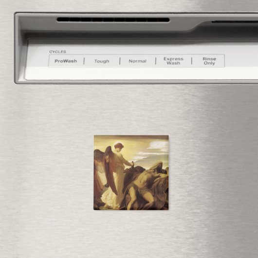 Elijah in Wilderness by Lord Frederic Leighton マグネット (インサイチュ (食洗機))