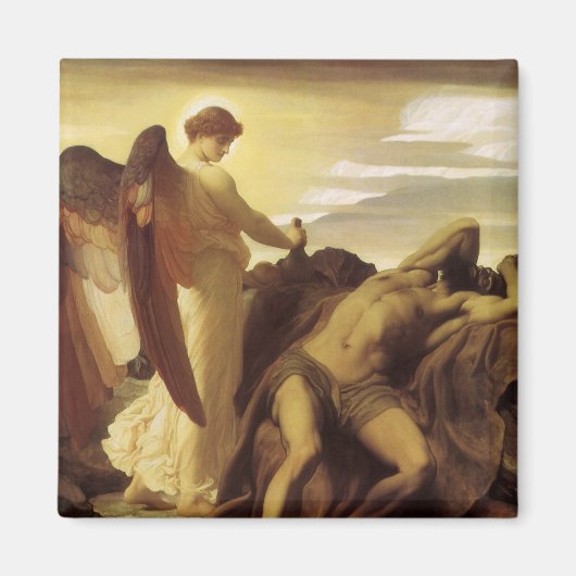 Elijah in Wilderness by Lord Frederic Leighton マグネット (正面)