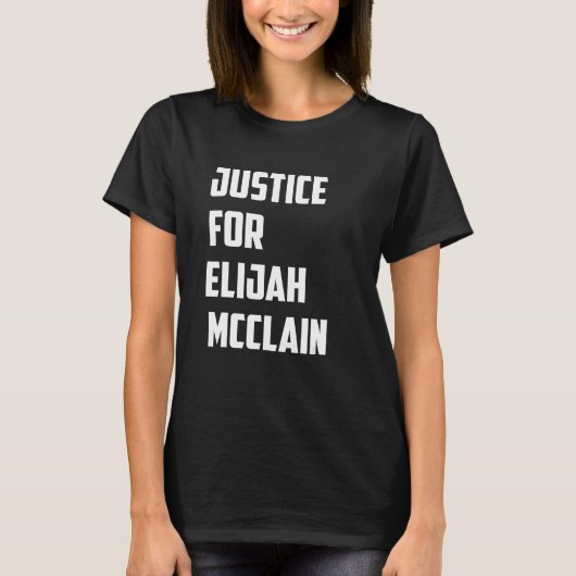 ELIJAH MCCLAINの正義 Tシャツ (正面)
