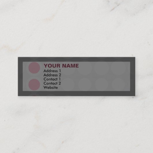 elipses スキニー名刺 (正面)