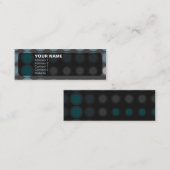 elipses: ネオン青: スキニー名刺 (正面/裏面)