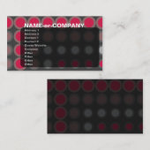 elipsis:ネオンレッド: 名刺 (正面/裏面)