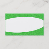 Eliptical – 明るい緑のエンボステクスチャ 名刺 (裏面)