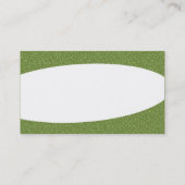 Eliptical – 緑のエンボステクスチャ 名刺 (裏面)