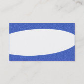 Eliptical – 青いエンボステクスチャ 名刺 (裏面)