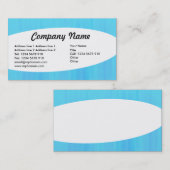 Eliptical – 青のテクス絵を描チャ 名刺 (正面/裏面)