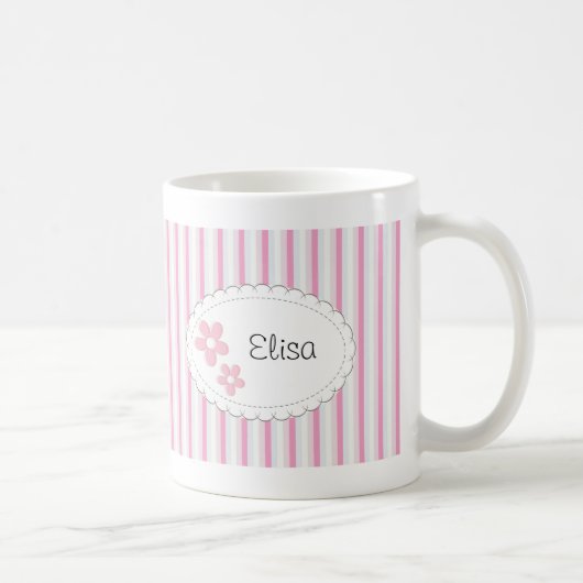 Elisaのパーソナライズなマグ コーヒーマグカップ (右)