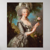 Elisabeth Louise Vigee - Lebrun - Marie Antoinette ポスター (正面)