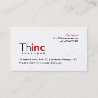 Eliseの名刺のThincのサバンナ 名刺