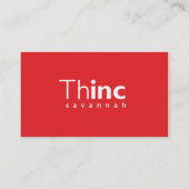 Eliseの名刺のThincのサバンナ 名刺 (裏面)