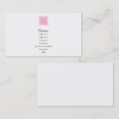 Elise -ピンク 名刺 (正面/裏面)