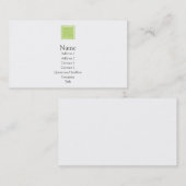 Elise -緑 名刺 (正面/裏面)