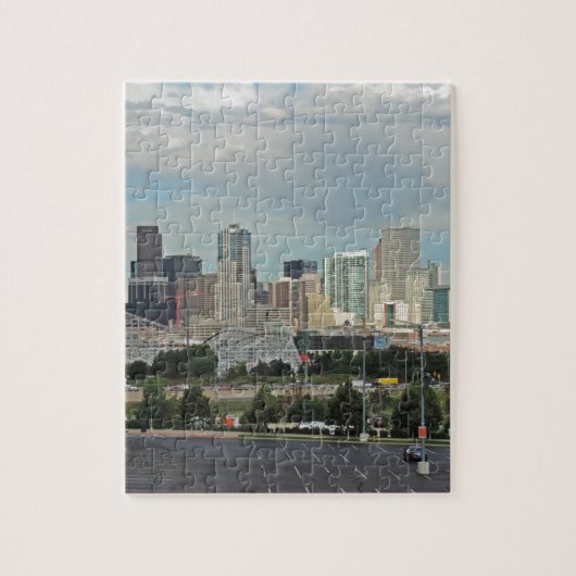 Elitchの庭および都心のデンバーコロラド州Sk ジグソーパズル (縦)