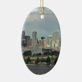 Elitchの庭および都心のデンバーコロラド州Sk セラミックオーナメント (右)