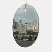 Elitchの庭および都心のデンバーコロラド州Sk セラミックオーナメント (左)