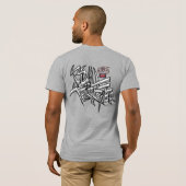 ElitEブル・テリア考えーの頭 Tシャツ (裏面フル)