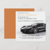 Elite Car Enthusiast Party 招待状 (正面/裏面)