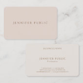 Elite Color Harmony Professional Simple Template 名刺 (正面/裏面)