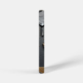 🦅 Elite Custom Name Eagle Dripping Liquid Gold ✨ iPhoneケース (右側面)