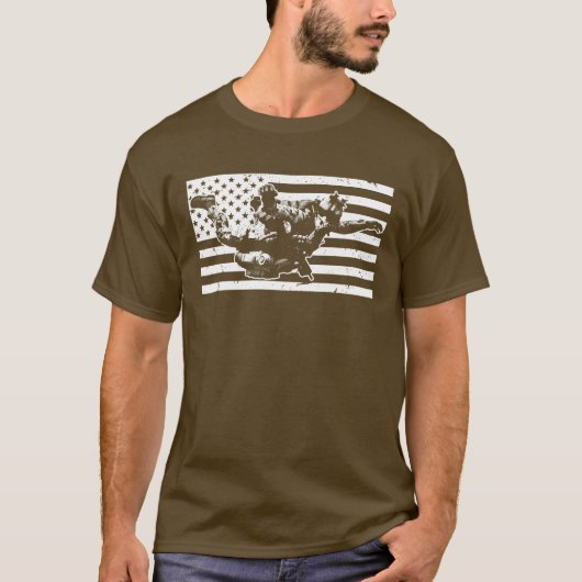 Elite Paratroopers: US Army Airborne Tシャツ (正面)
