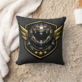 Elite Space Crew Exploration Division Throw Pillow クッション (ブランケット)