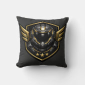 Elite Space Crew Exploration Division Throw Pillow クッション (正面)