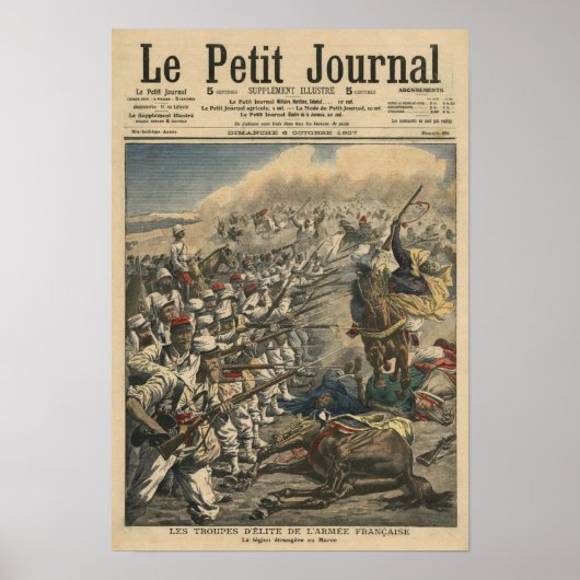 Elite troops of French army, French Foreign ポスター (正面)