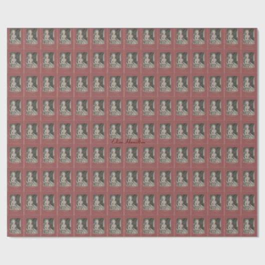 Elizaハミルトン(別名Betsy Schuyler)の包装紙 ラッピングペーパー (フラット)