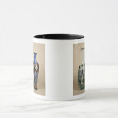 Eliza Simmance、c.1880著Doultonの2つのつぼ マグカップ (中央)