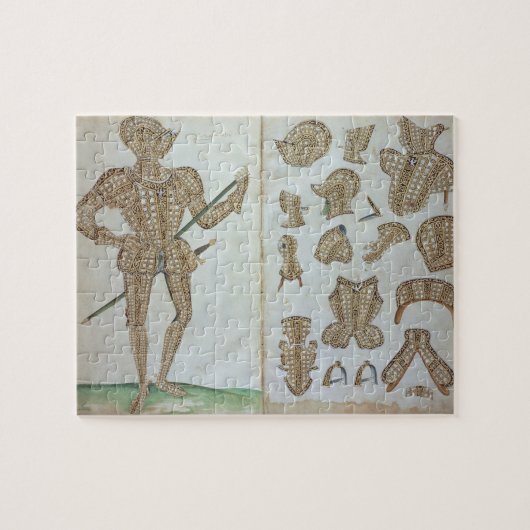 「Elizabeからののためのヘンリーリー装甲のスーツ、 ジグソーパズル (横)