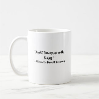 Elizabeth Barrett Browning Inspirational Mug コーヒーマグカップ