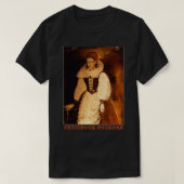Elizabeth Bathory Countess Vampire Goth Graphic  Tシャツ (デザイン正面)