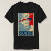 Elizabeth Her Royal Highness Queen of England Pull Tシャツ (デザイン正面)