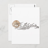 Elizabeth I署名（バージョン2） ポストカード (正面/裏面)