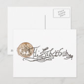 Elizabeth I署名（バージョン2） ポストカード (正面/裏面)