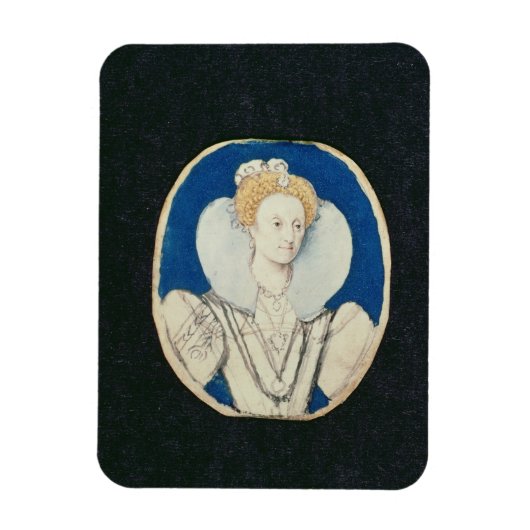 Elizabeth I、ミニチュアポートレート(未完) マグネット (縦)