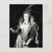 Elizabeth I by 描 W.Derbyと刻まれた人 ポストカード (正面)