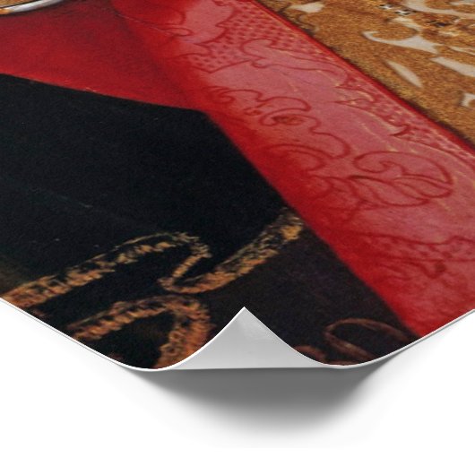 Elizabeth I when a Princess, William Scrots ポスター (角)