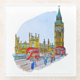 Elizabeth Tower, aka Big Ben ガラスコースター