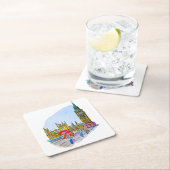 Elizabeth Tower, aka Big Ben スクエアペーパーコースター (インサイチュ)