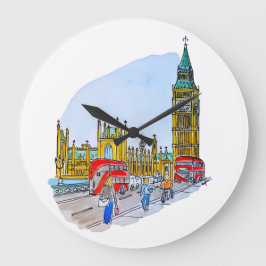 Elizabeth Tower, aka Big Ben ラージ壁時計