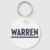 Elizabeth Warren 2020キャンペ大統領のーンロゴ キーホルダー (正面)