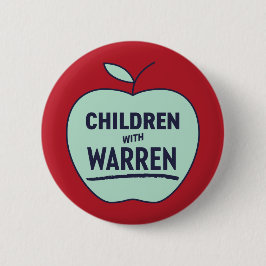 Elizabeth Warren - Children With Warrenボタン 缶バッジ