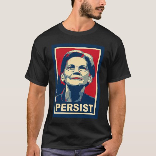 Elizabeth Warren Persist Tシャツ (正面)